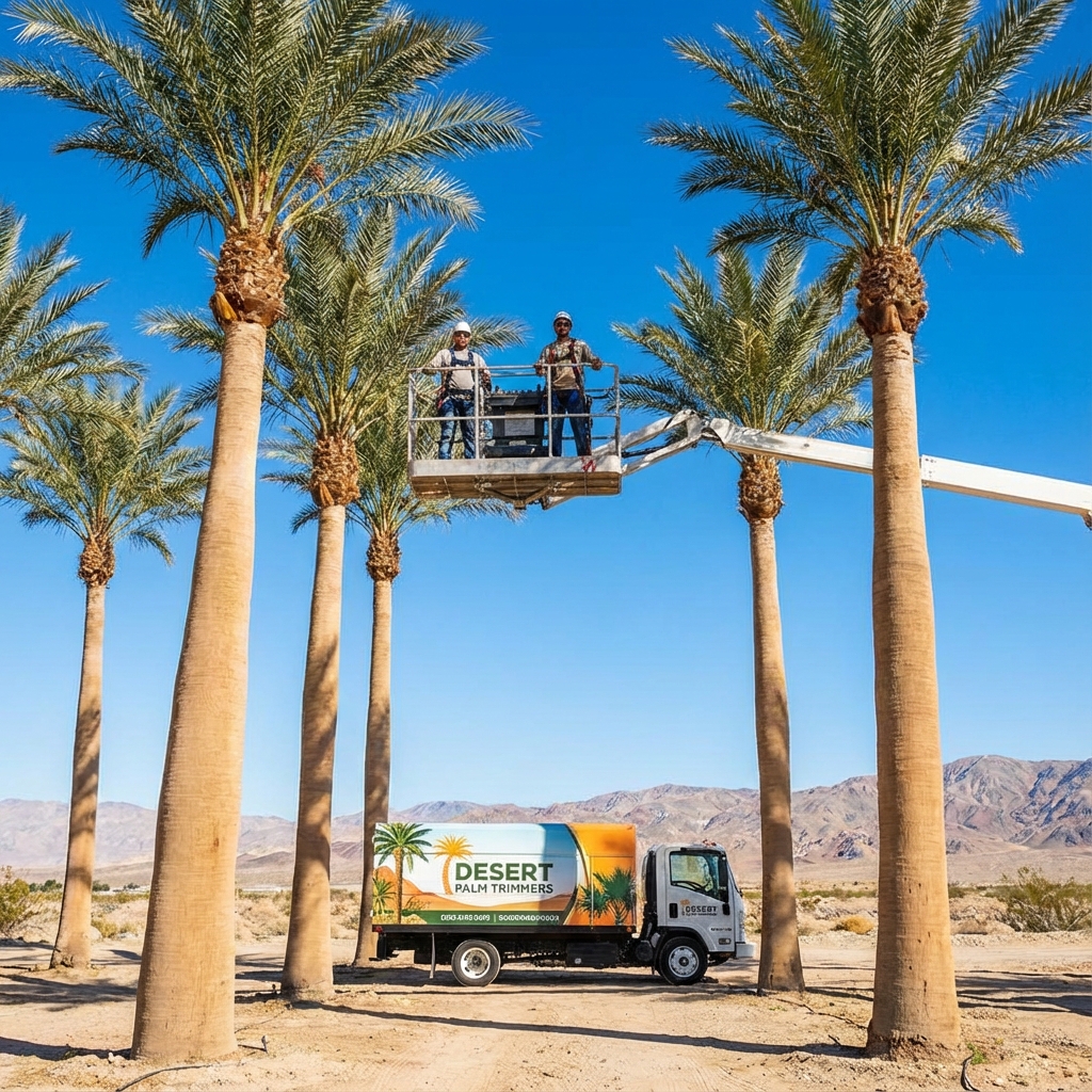 Desert Palm Tree Trimming Antelope Valley